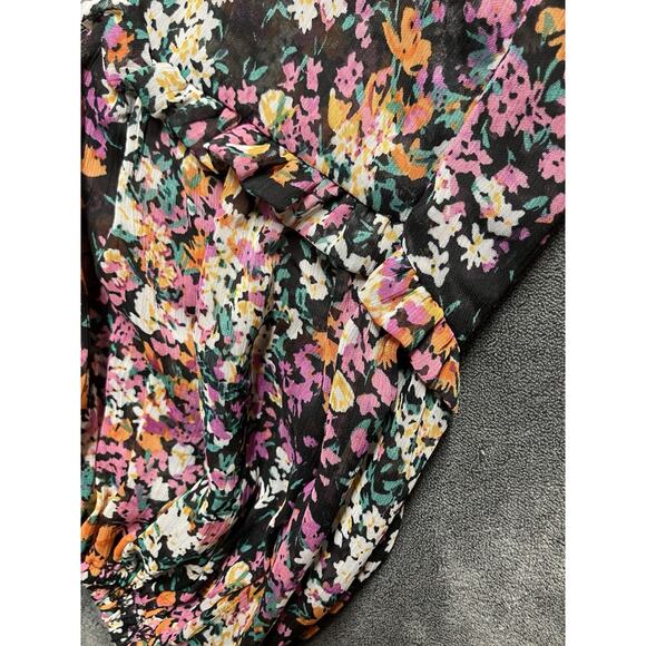 Vince Camuto Dress Woman’s Sz XS Multicolor Floral Lightweight Three Tier Mini - Picture 11 of 13